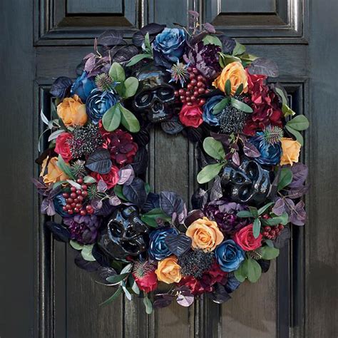 Spruce Up Your Front Porch with the Grandin Road Black Magic Wreath